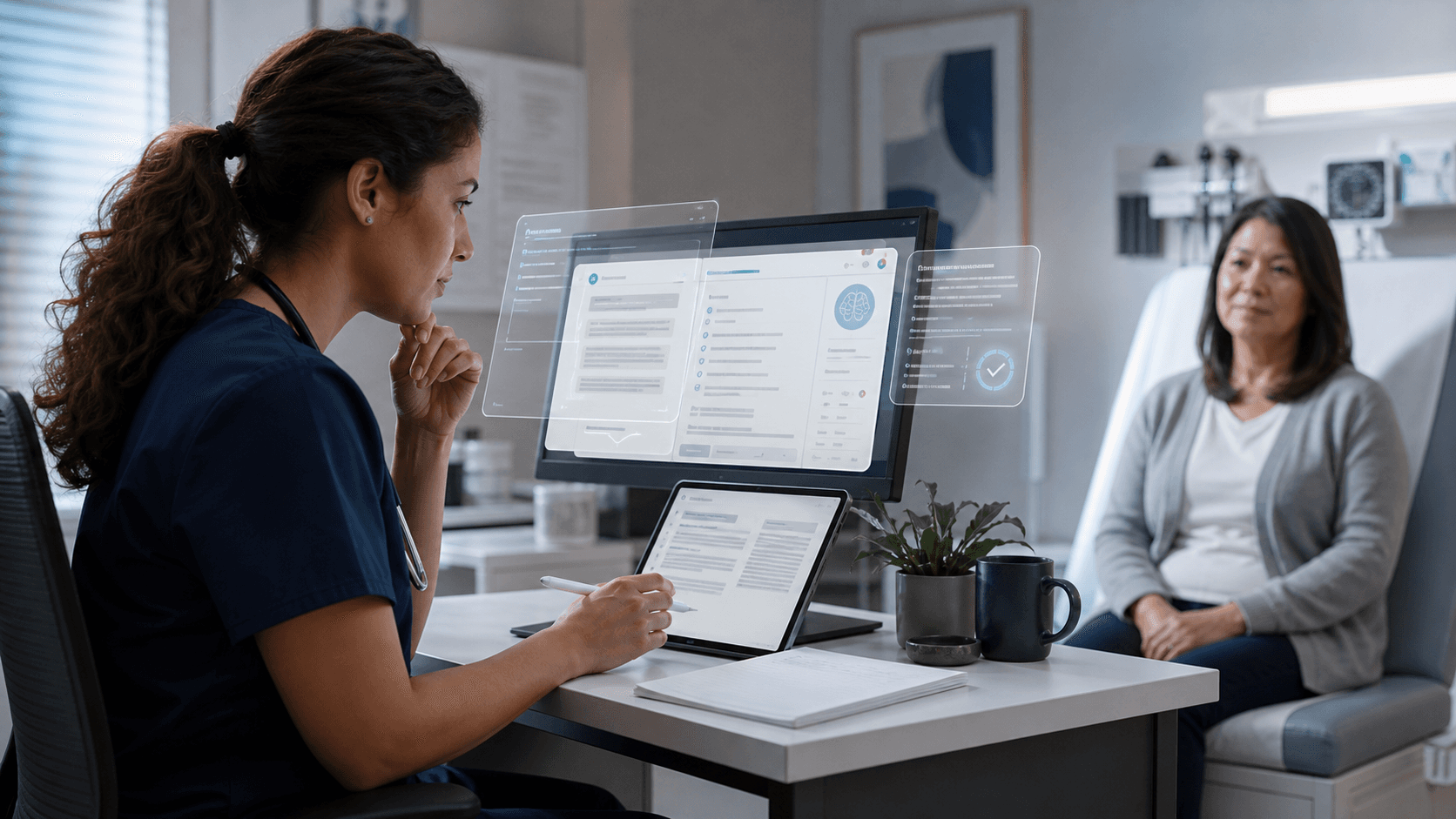 My Wife Is a Nurse Practitioner, and She Has a Concern About AI's Usage in the Exam Room